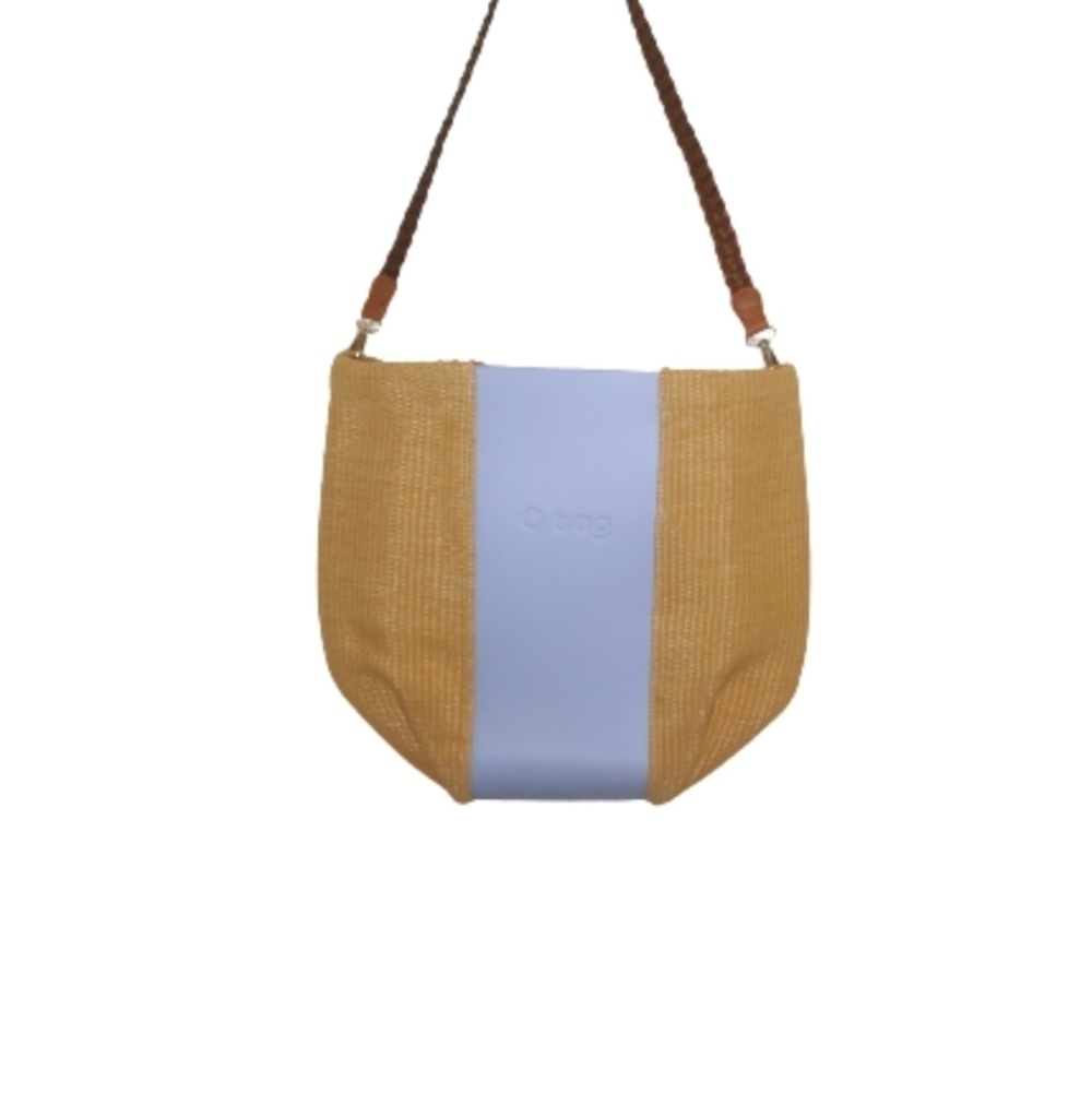 O bag Pixie Blue Woven Design Shoulder Handbag